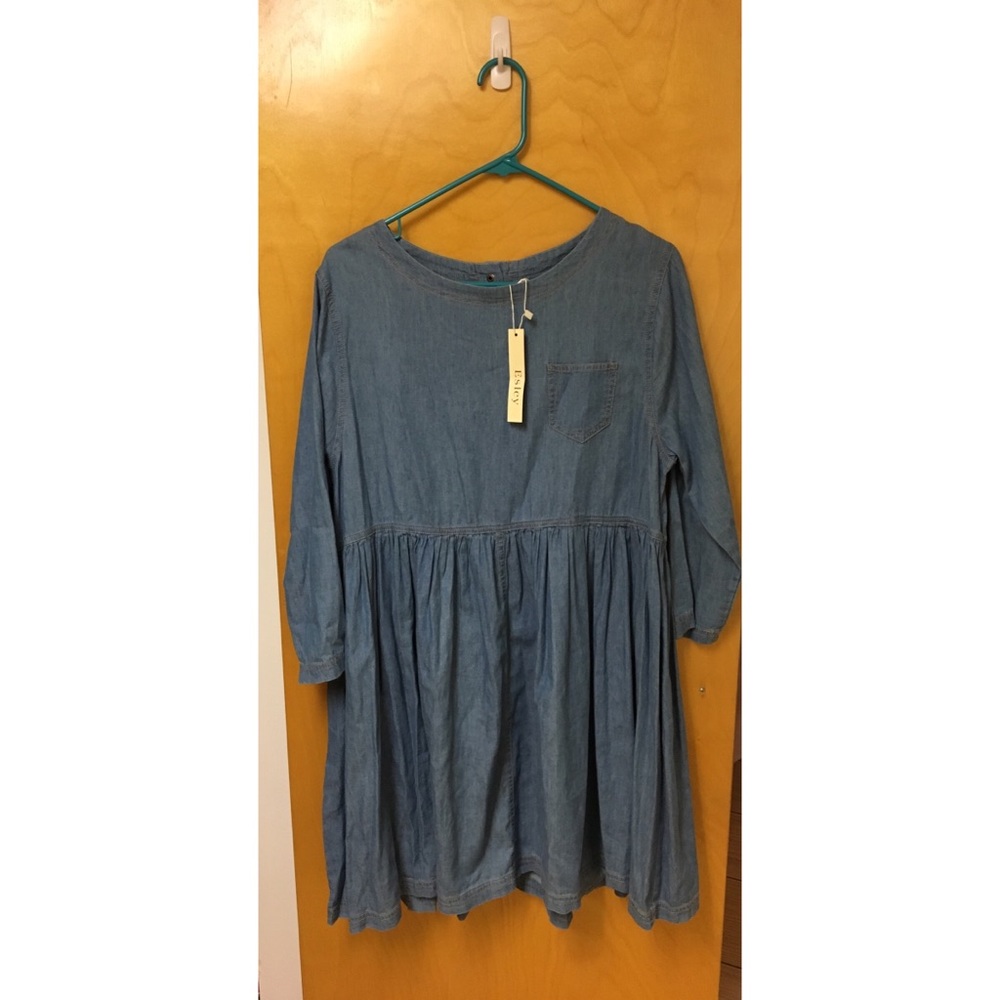 Denim Babydoll Tunic